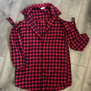 Sky and Sparrow Flannel Dress Size S